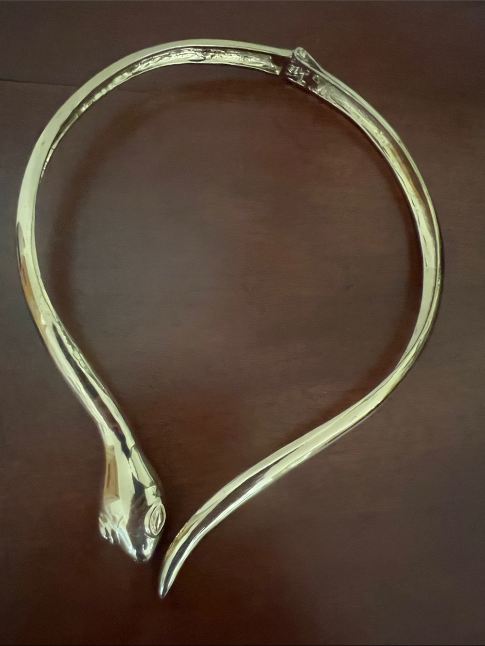 Vintage Natasha Snake Choker Necklace